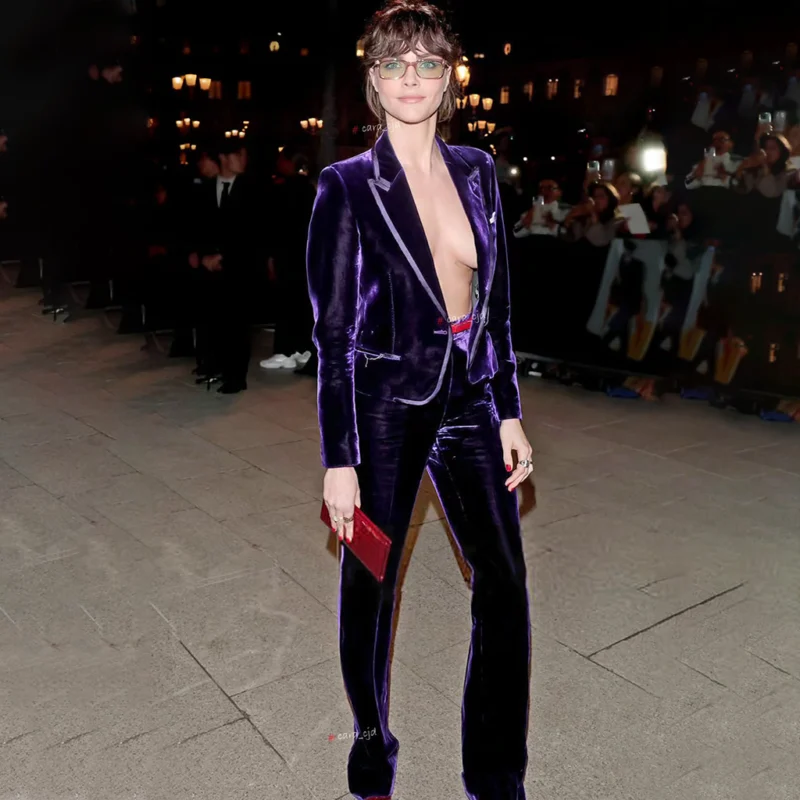 PFW Cara Delevingne Suit