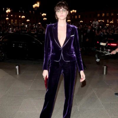 PFW Cara Delevingne Suit