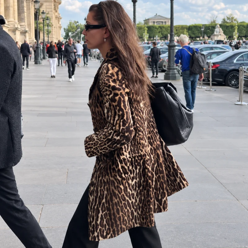 PFW 2026 Hailey Bieber Coat