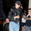 Paris FW Hailey Bieber Jacket