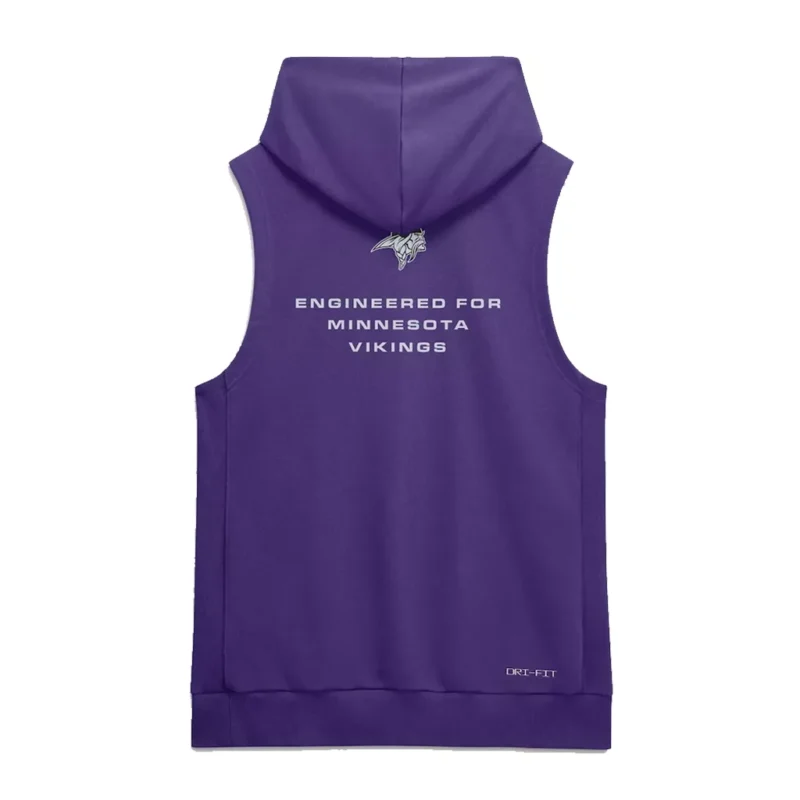Vikings Preseason Kevin O’Connell Sleeveless Hoodie