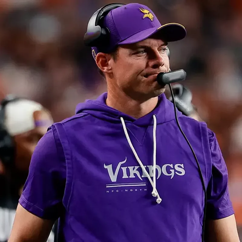 Vikings Preseason Kevin O’Connell Sleeveless Hoodie