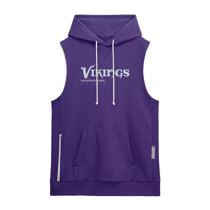 Vikings Preseason Kevin O’Connell Sleeveless Hoodie
