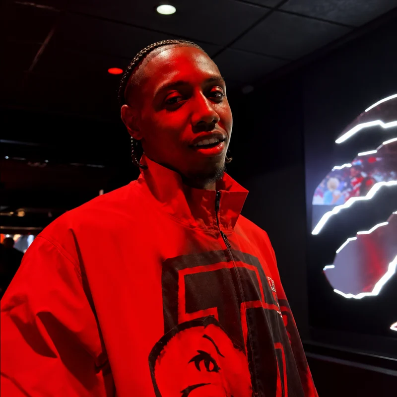 Team Raptors Vs Chicago RJ Barrett Ari val Jacket