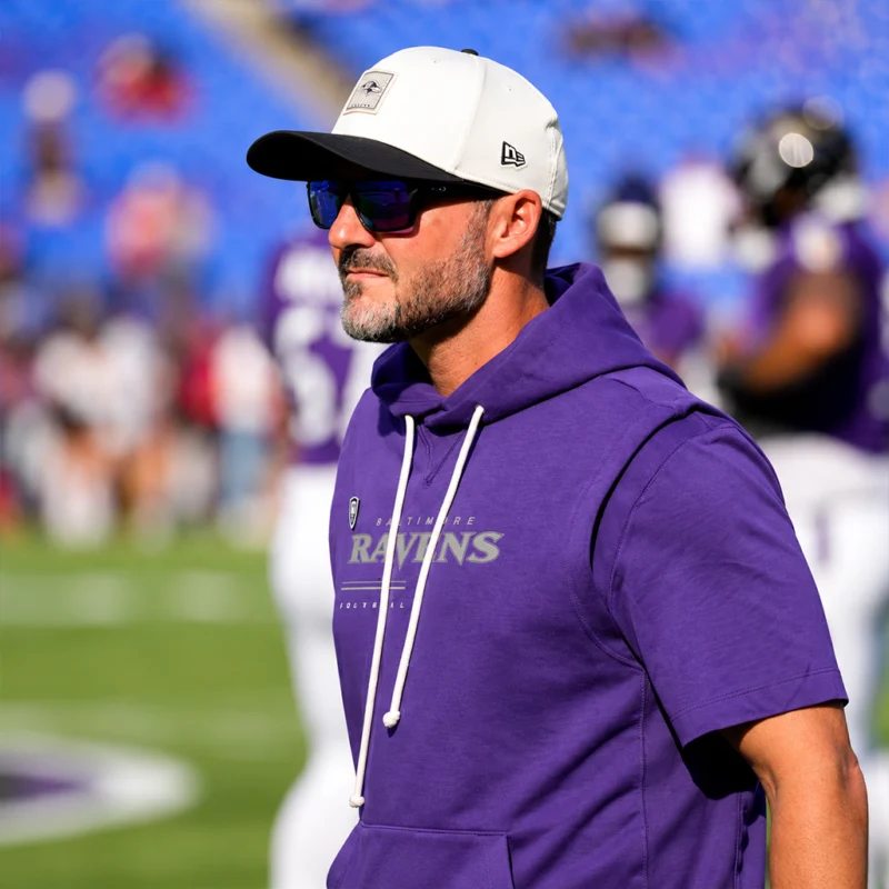 Preseason Baltimore Ravens Jesse Minter Sleeveless Hoodie