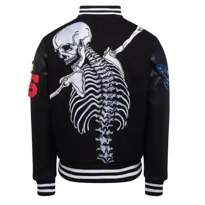 Rod Skull Varsity Jacket