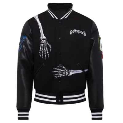 Rod Skull Varsity Jacket