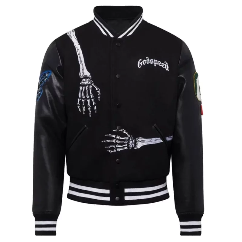 Rod Skull Varsity Jacket