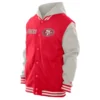 SF 49ers New Era Hooded Jacket