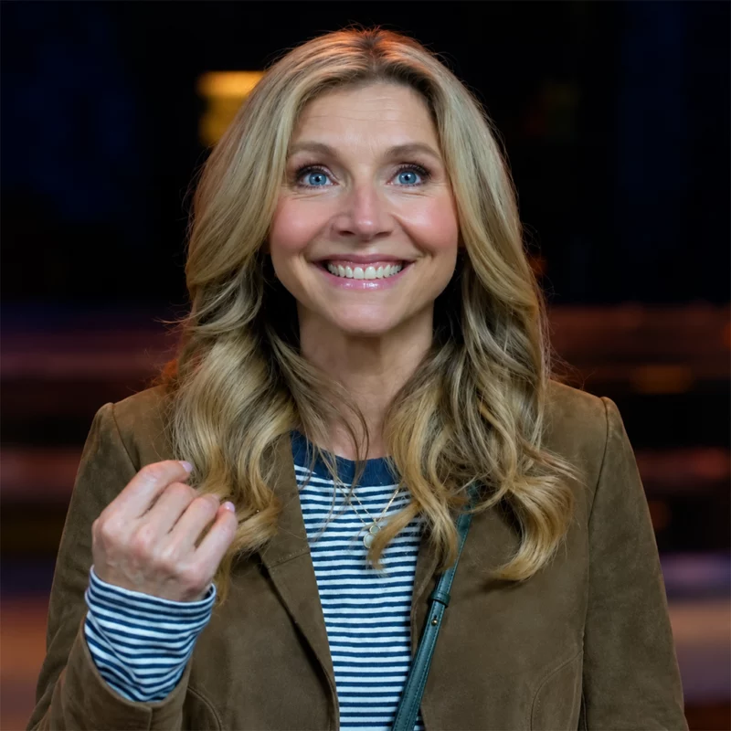Scrubs S11 Sarah Chalke Brown Jacket