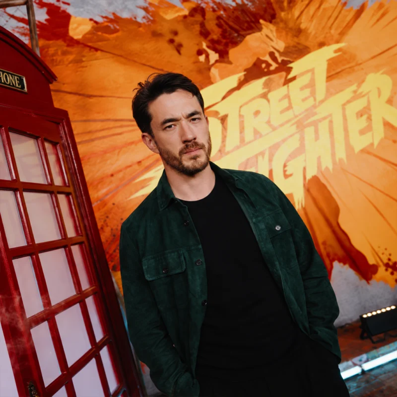 Photocall Street Fighter 2026 Andrew Koji Jacket