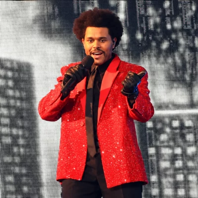 LV Halftime Show Abel Tesfaye Blazer