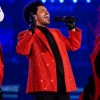 LV Halftime Show Abel Tesfaye Blazer