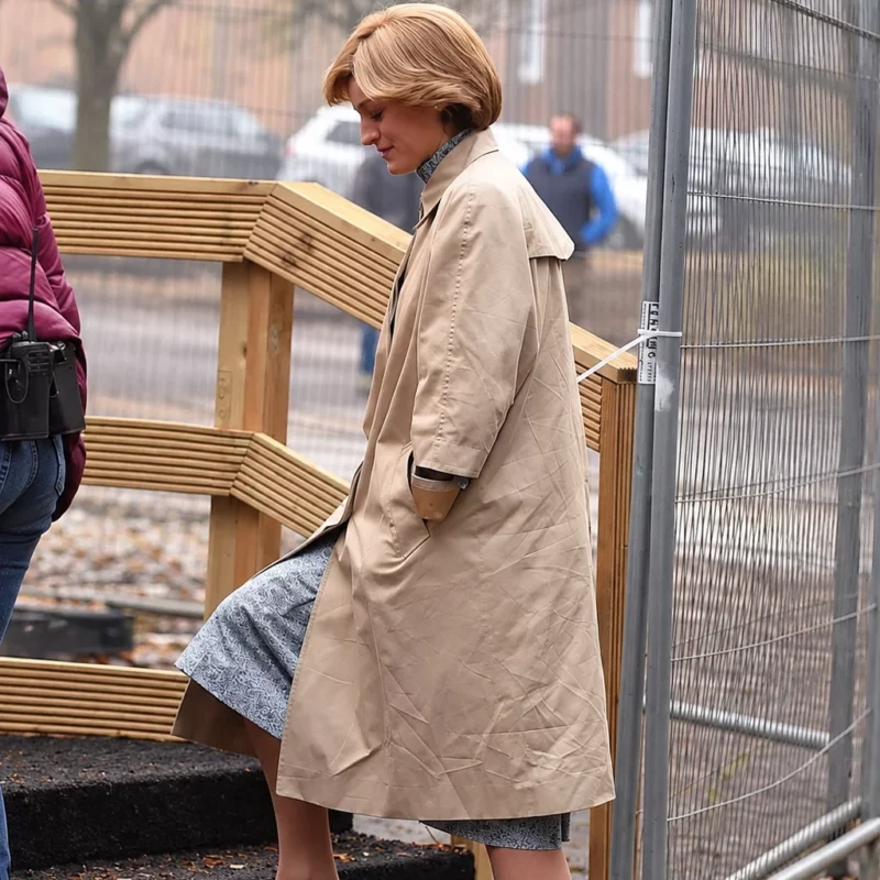 The Crown S4 Princess Diana Trench Coat