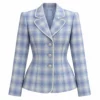 The Crown S5 Princess Diana Plaid Coat