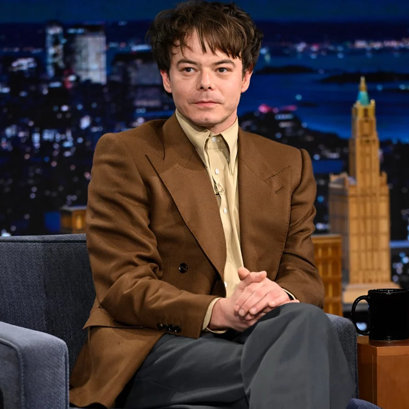 The Tonight Show Charlie Heaton Blazer