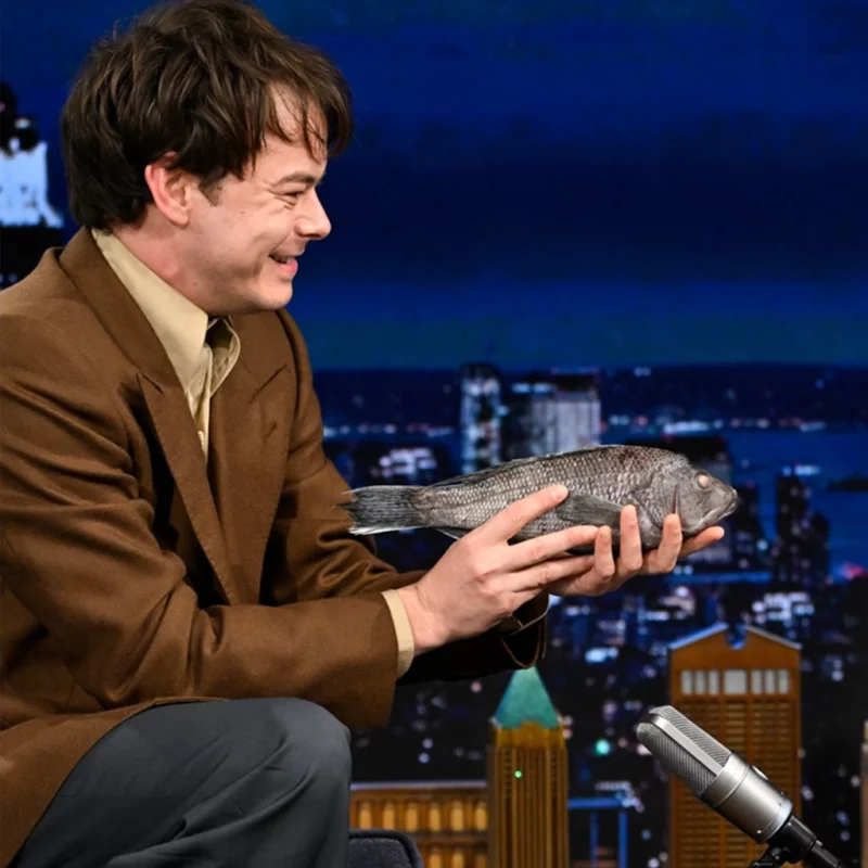 The Tonight Show Charlie Heaton Blazer