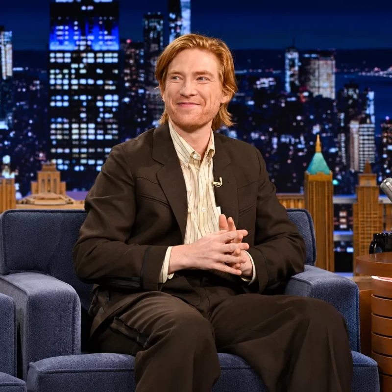 The Tonight Show 2026 Domhnall Gleeson Suit