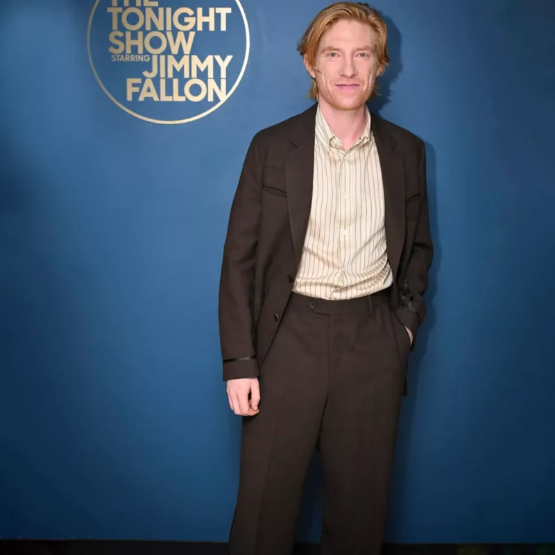 The Tonight Show 2026 Domhnall Gleeson Suit