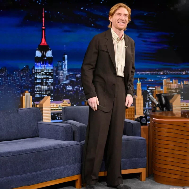The Tonight Show 2026 Domhnall Gleeson Suit