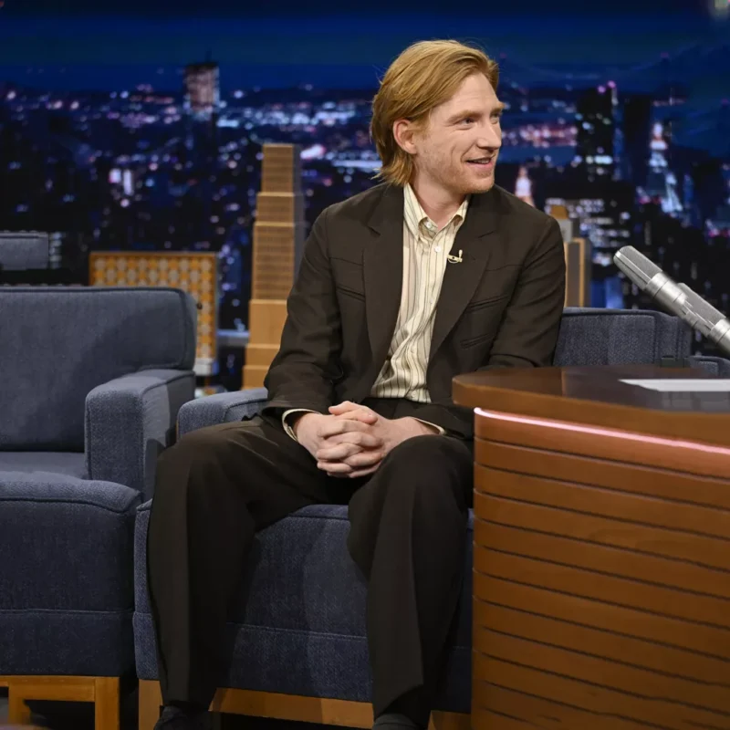 The Tonight Show 2026 Domhnall Gleeson Suit