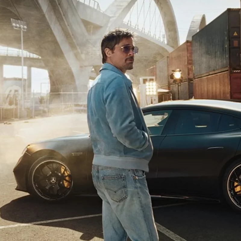 Too Hard to Resist Campaign Brad Pitt Jacket