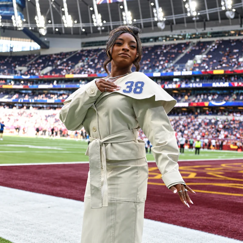Tottenham Hotspur Stadium Simone Biles Coat