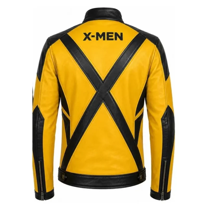 X-Men Yellow Biker Jacket