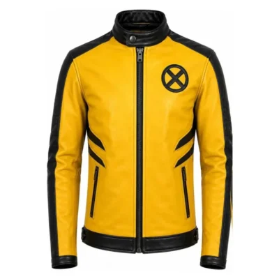 X-Men Yellow Biker Jacket