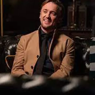 Harry Potter 20Th Anniversary Return To Hogwarts Tom Felton Brown Jacket