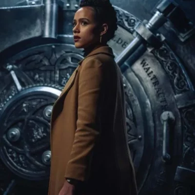 Army of Thieves Gwendoline Brown Coat