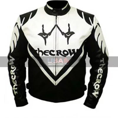 Men's The Crow Motorcycle Leather Jacket