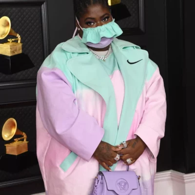 Grammy Awards 2021 Chika Pastel Fashion Coat