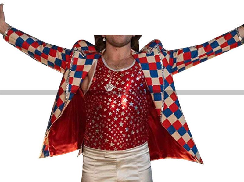 Elton John Rocketman Checked Blazer