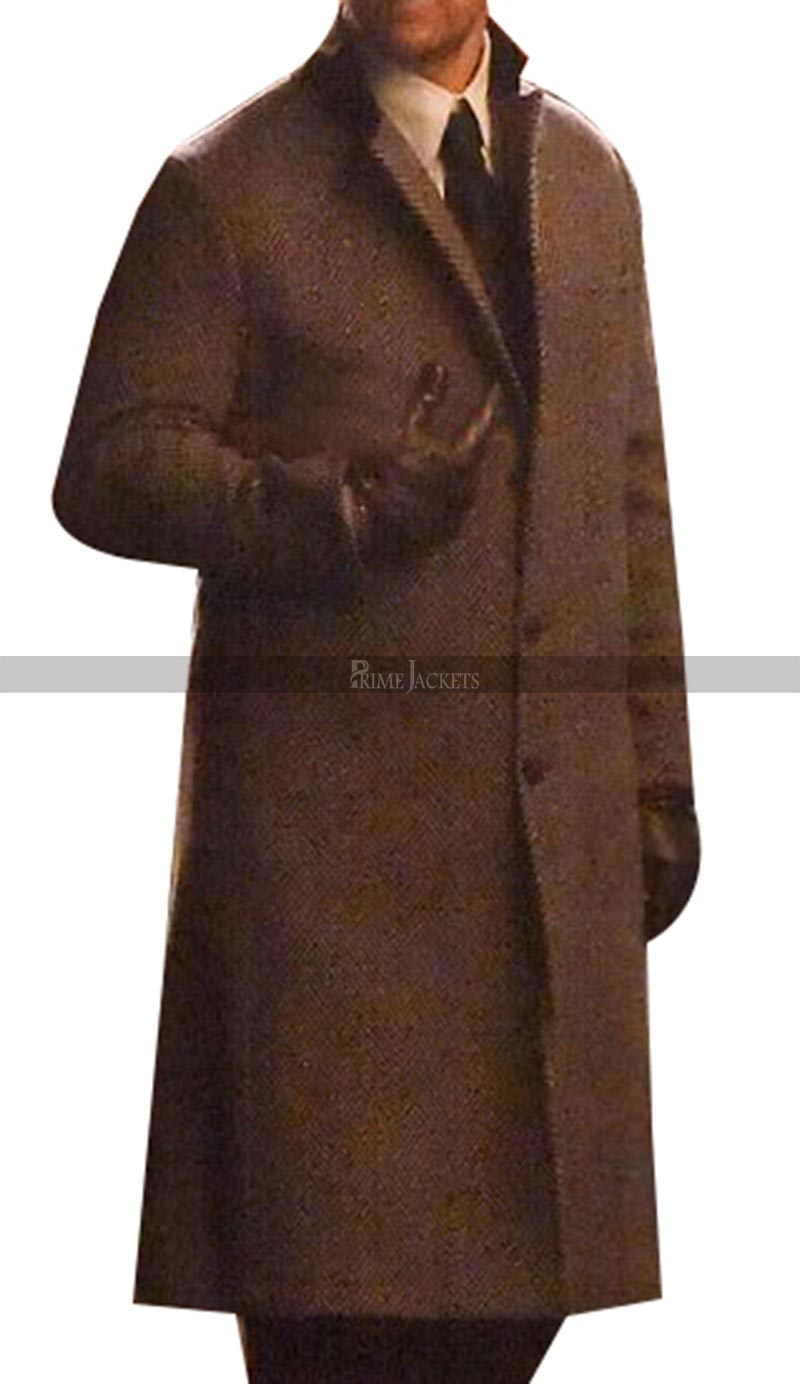 The Gentlemen Mickey Pearson Grey Wool Coat 