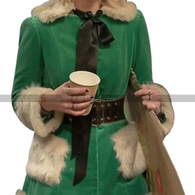 Last Christmas Kate Green Fur Coat