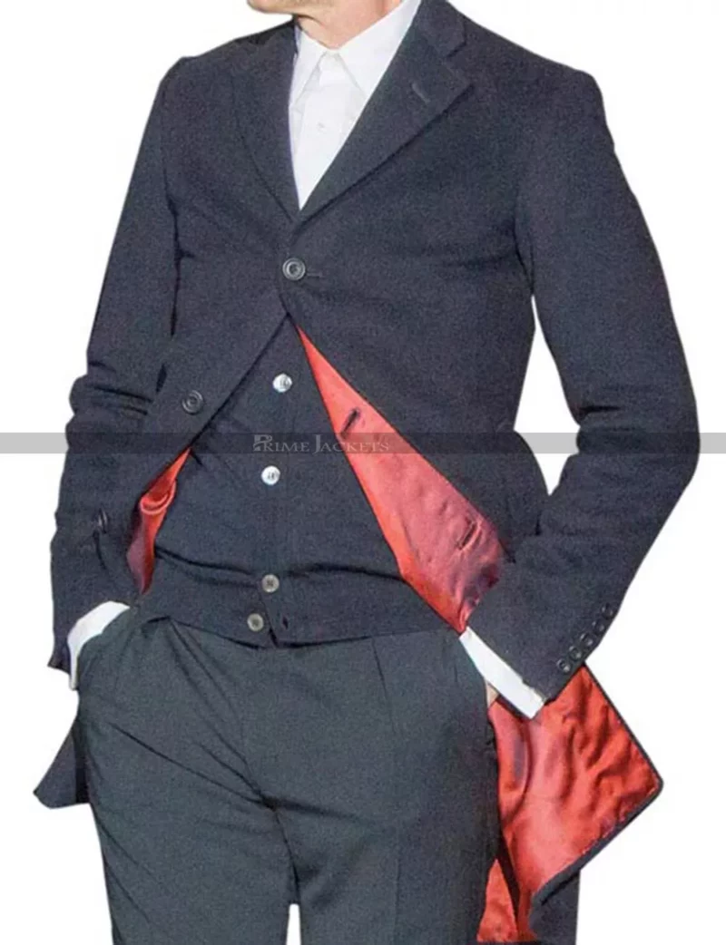 Peter Capaldi Doctor Who Blue Jacket Coat