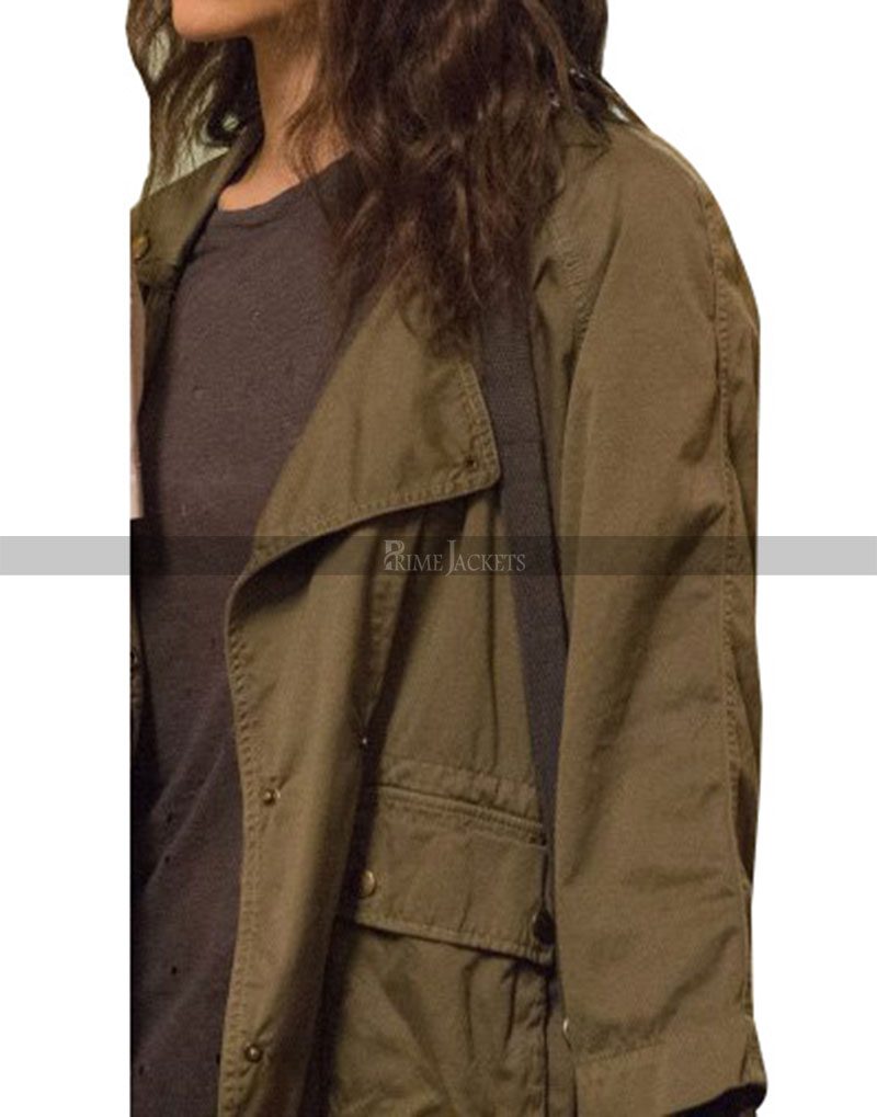 Emmanuelle Grey Rossum Shameless Trench Coat