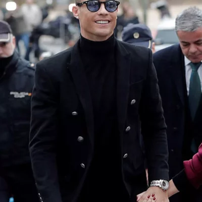 Cristiano Ronaldo Black Blazer