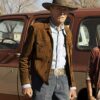 Cry Macho Miko Brown Suede Jacket
