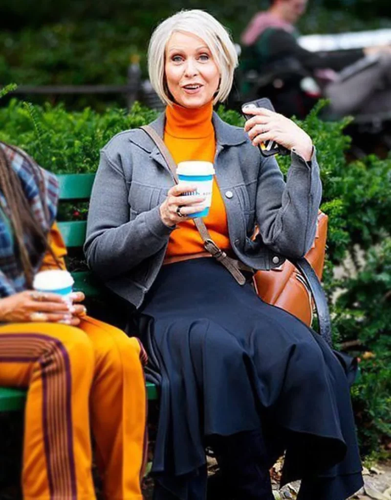 Cynthia Nixon And Just Like That Jacket