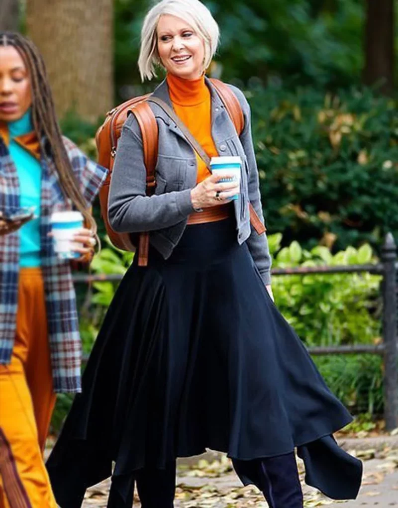 Cynthia Nixon And Just Like That Jacket