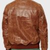 Mens Dark Brown Bomber Jacket