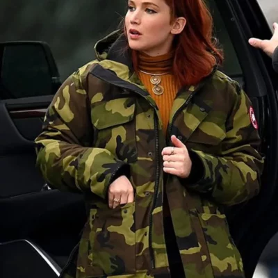 Donâ€™t Look Up Jennifer Lawrence Military Jacket