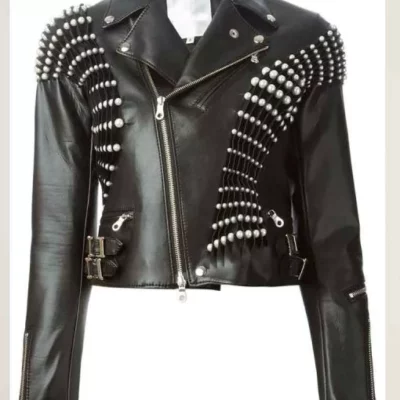 RHOBH Erika Jayne Pearl Pleated Jacket
