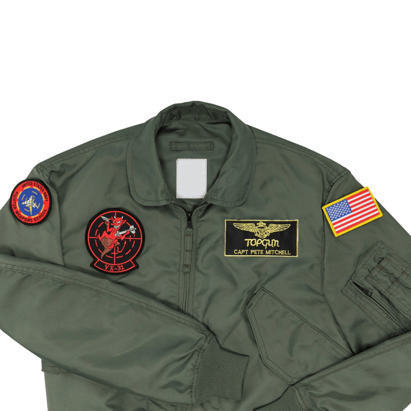 Top Green Gun Flight Lady Gaga Jacket