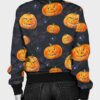 Halloween Pumpkin Printed Bomber Jacket