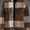 Emma Roberts Holidate Sloane Plaid Jacket