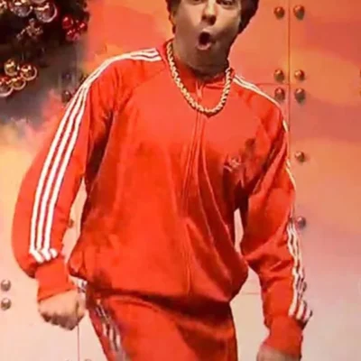 Jason Sudeikis Red Tracksuit