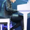Justin Bieber Black Leather Jacket